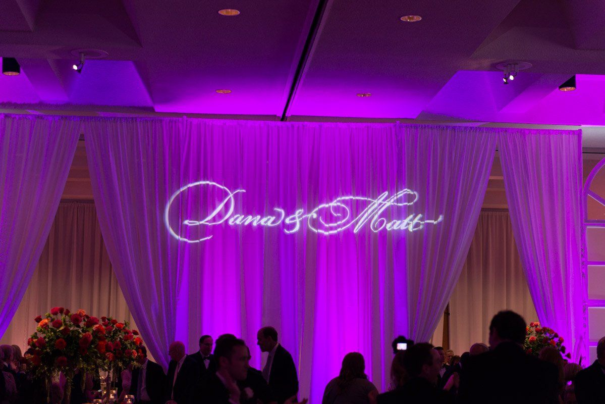 Wedding reception with 