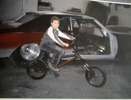 Cameron Ombler-Vrey on bike