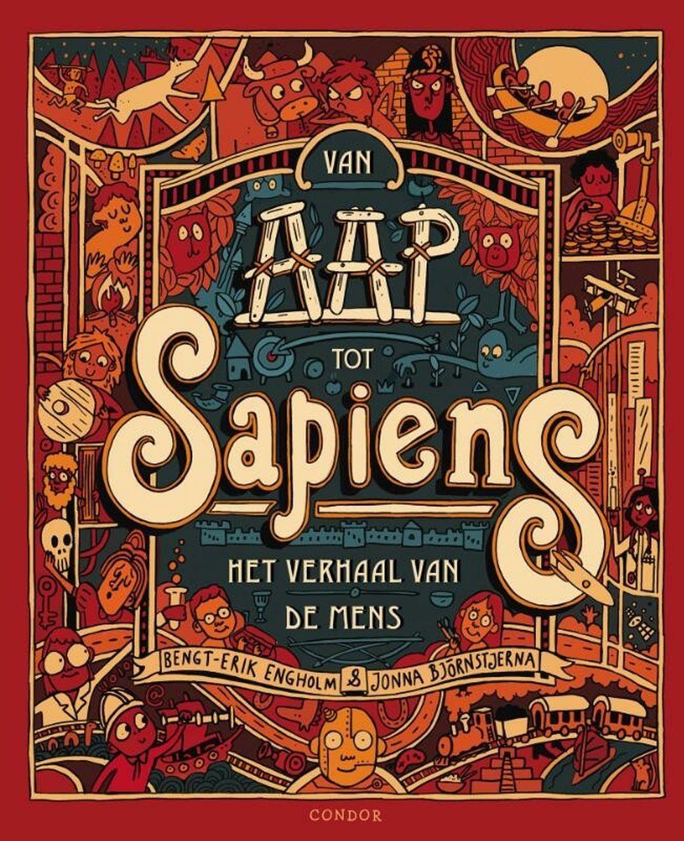 Boekrecensie Van aap tot sapiens - het verhaal van de mens - Enghol