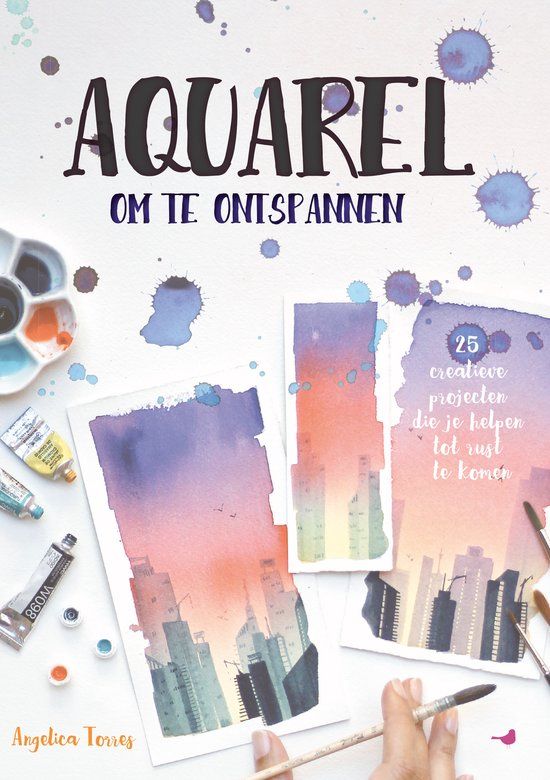 Boekrecensie Aquarel om te ontspannen - Angelica Torres