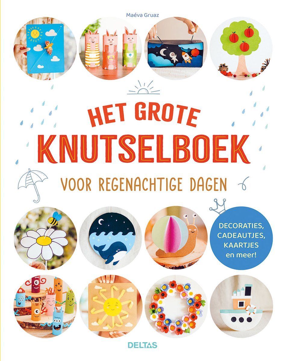 Boekrecensie Het grote knutselboek voor regenachtige dagen - Maeva Gruaz