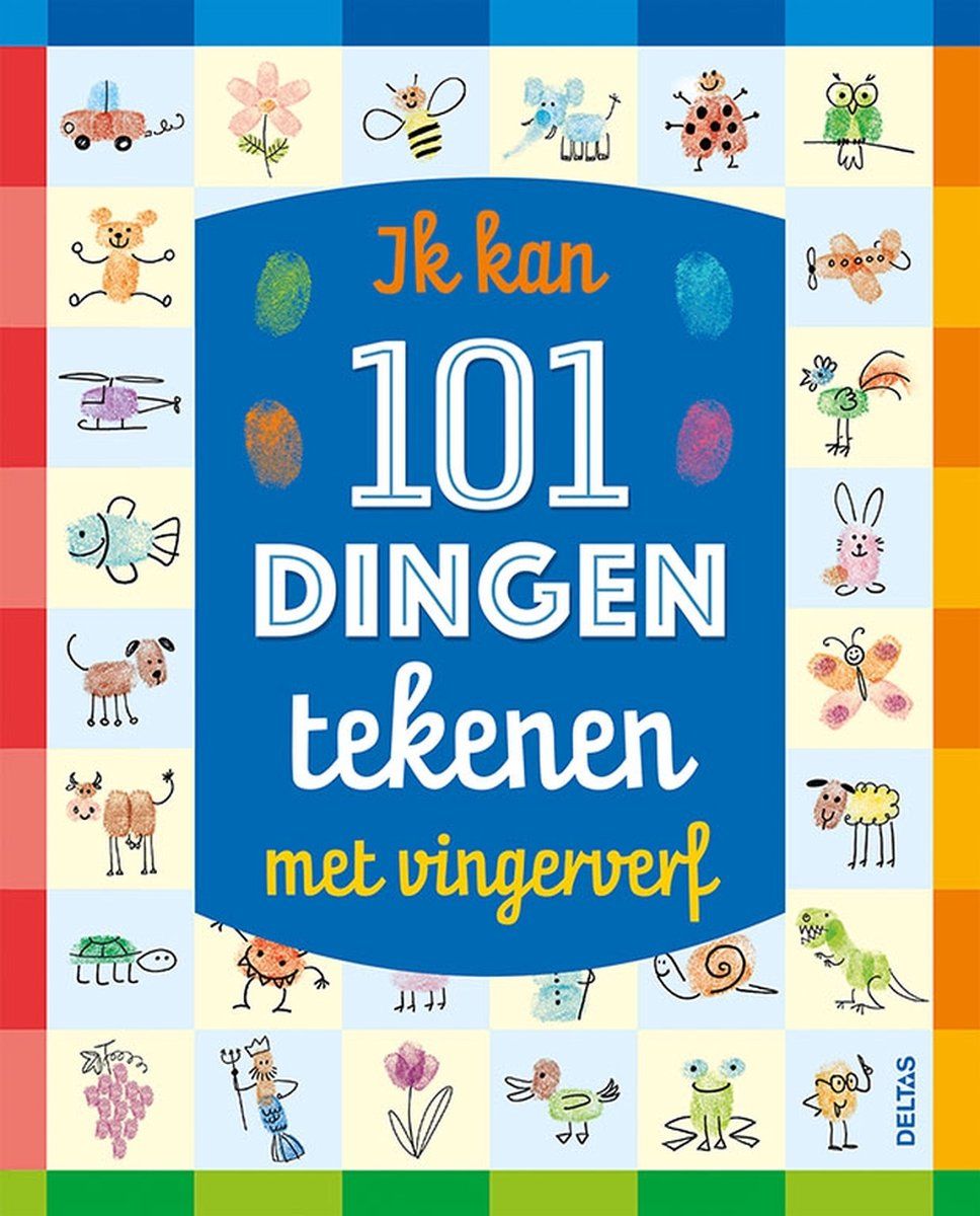 Boekrecensie Ik kan 101 dingen tekenen met vingerverf