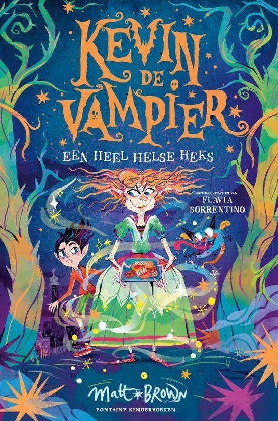 Boekrecensie Kevin de Vampier - Een heel helse heks -  Matt Brown