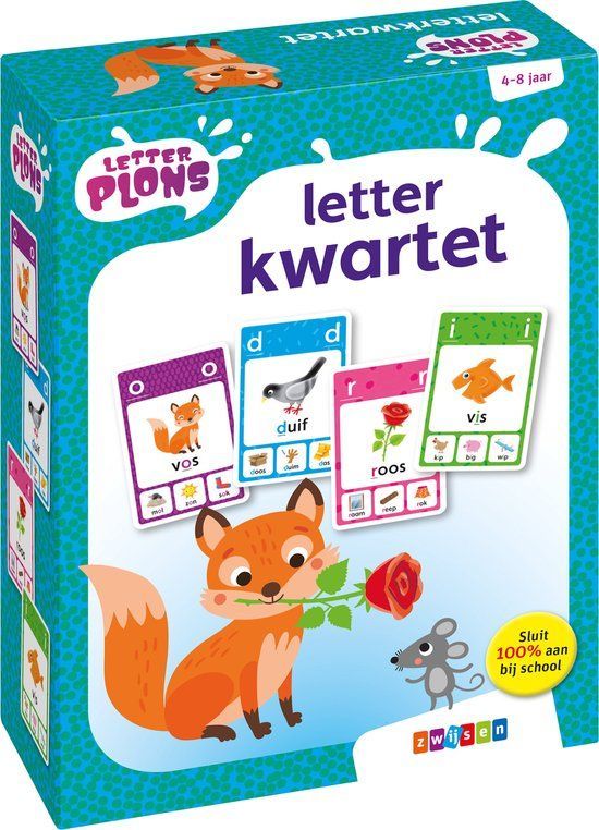 Spel recensie Letterplons letterkwartet