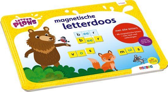 Boekrecensie Letterplons magnetische letterdoos