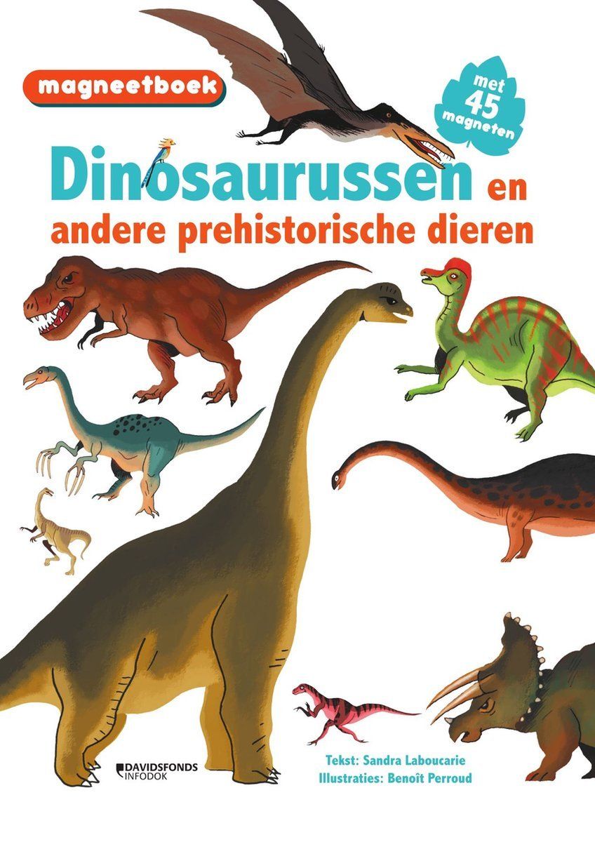 Boekrecensie Magneetboek Dinosaurussen en andere prehisorische dieren - Sandra Laboucarie