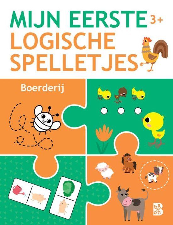 Boekrecensie Mijn eerste logische spelletjes 3+ Boerderij