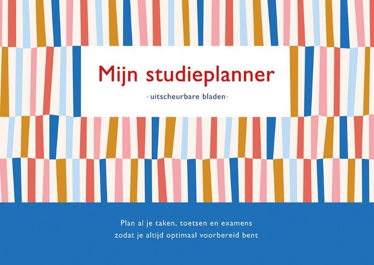 Boekrecensie Mijn studieplanner - balkjes