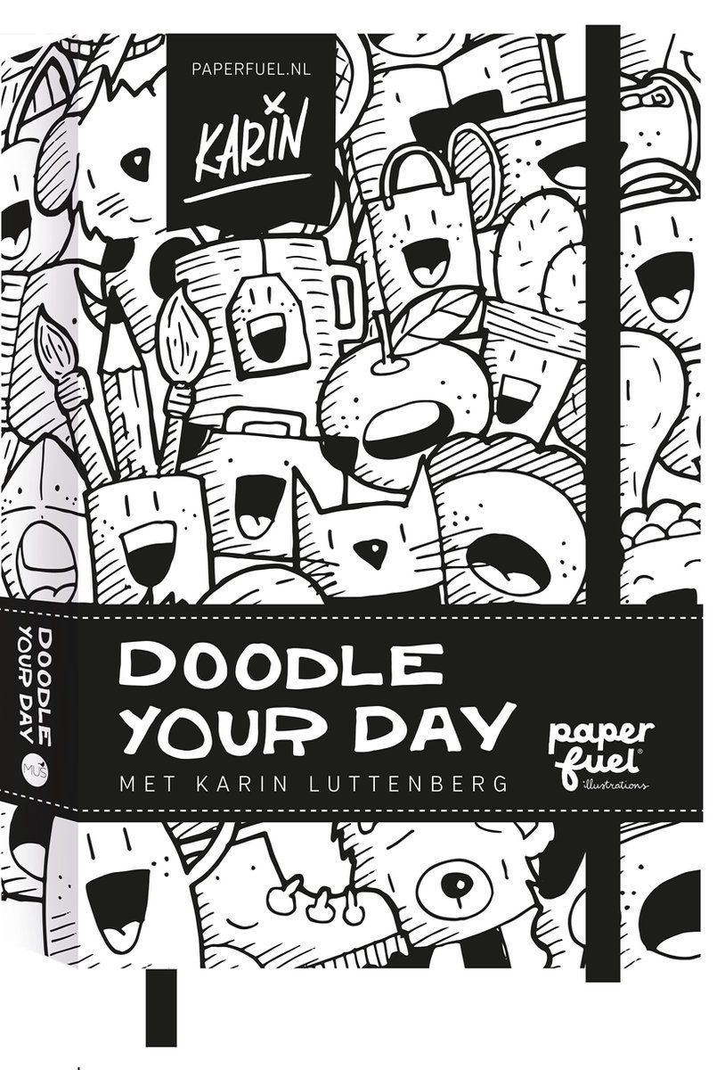 Boekrecensie Paperfuel Doodle Your Day - Karin Luttenberg