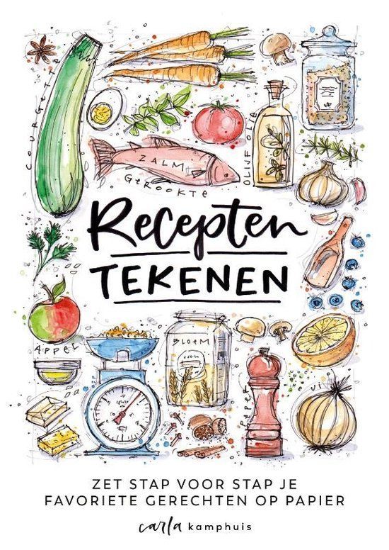 Boekrecensie Recepten tekenen - Carla Kamphuis