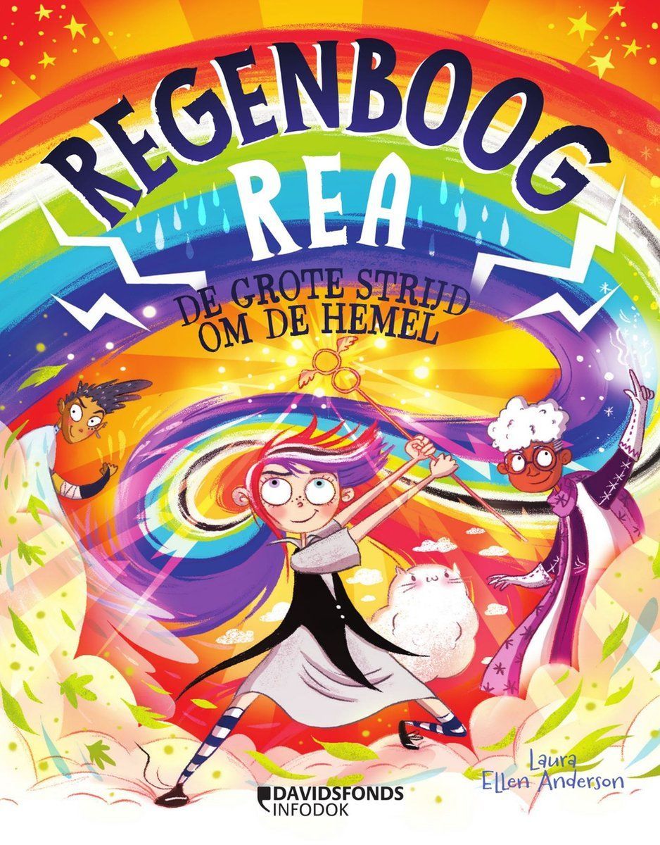 Boekrecensie Regenboog Rea 3 De grote strijd om de hemel - Laura Ellen Anderson