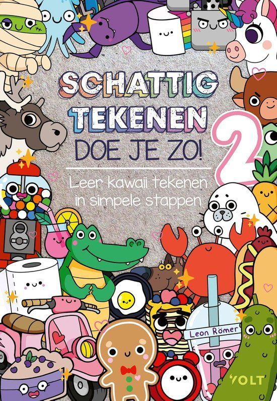 Boekrecensie Schattig tekenen doe je zo! deel 2 -  Leon Römer