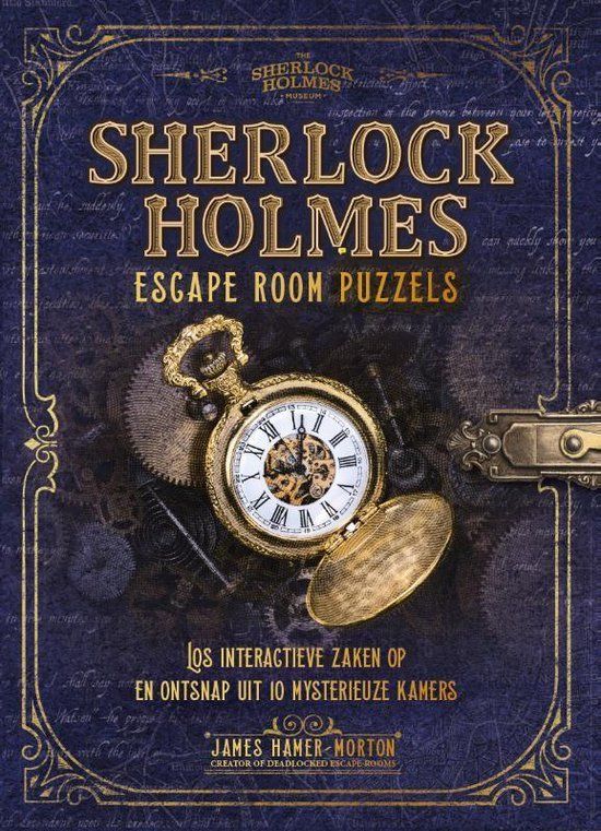 Boekrecensie Sherlock Holmes Escape Room Puzzels - James  Hamer-Morton