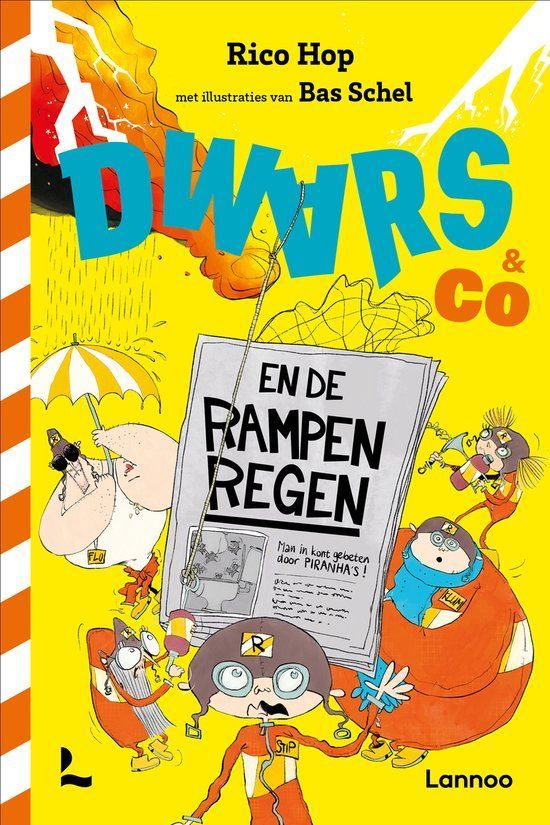 Boekrecensie Dwars & Co en de rampenregen - Rico Hop