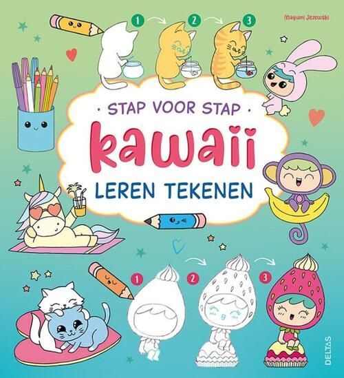 Boekrecensie  Stap voor stap kawaii leren tekenen