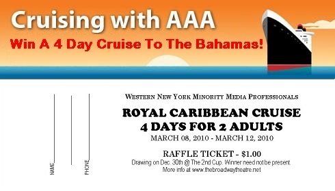 An advertisement for a 4 day cruise to the bahamas