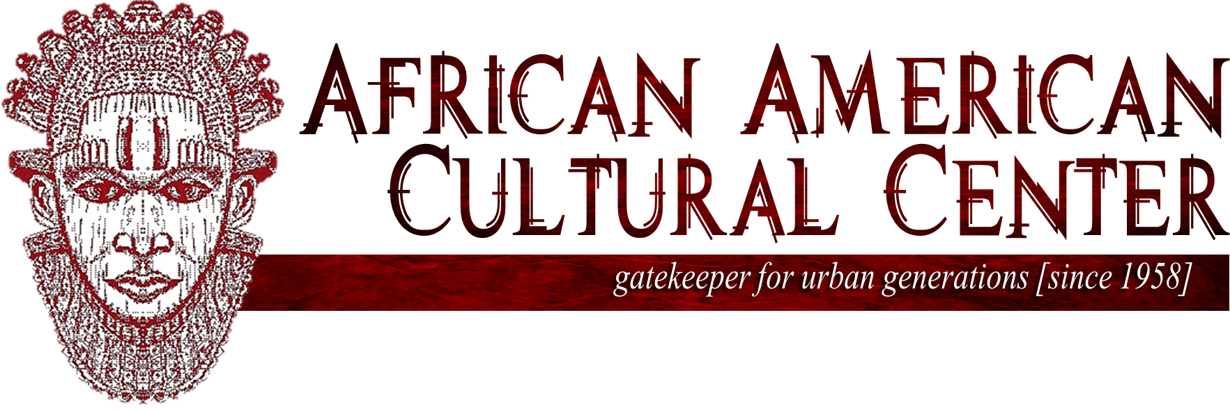 A logo for the african american cultural center