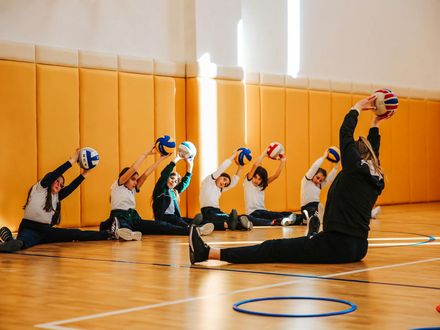 people in a gym