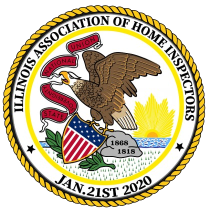 The seal of the illinois association of home inspectors