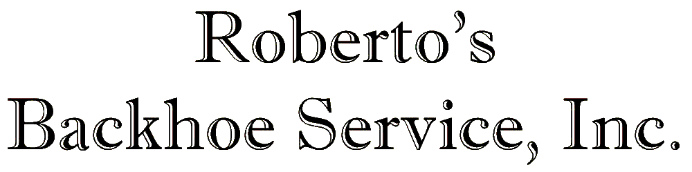 Roberto's Backhoe Service, Inc. logo