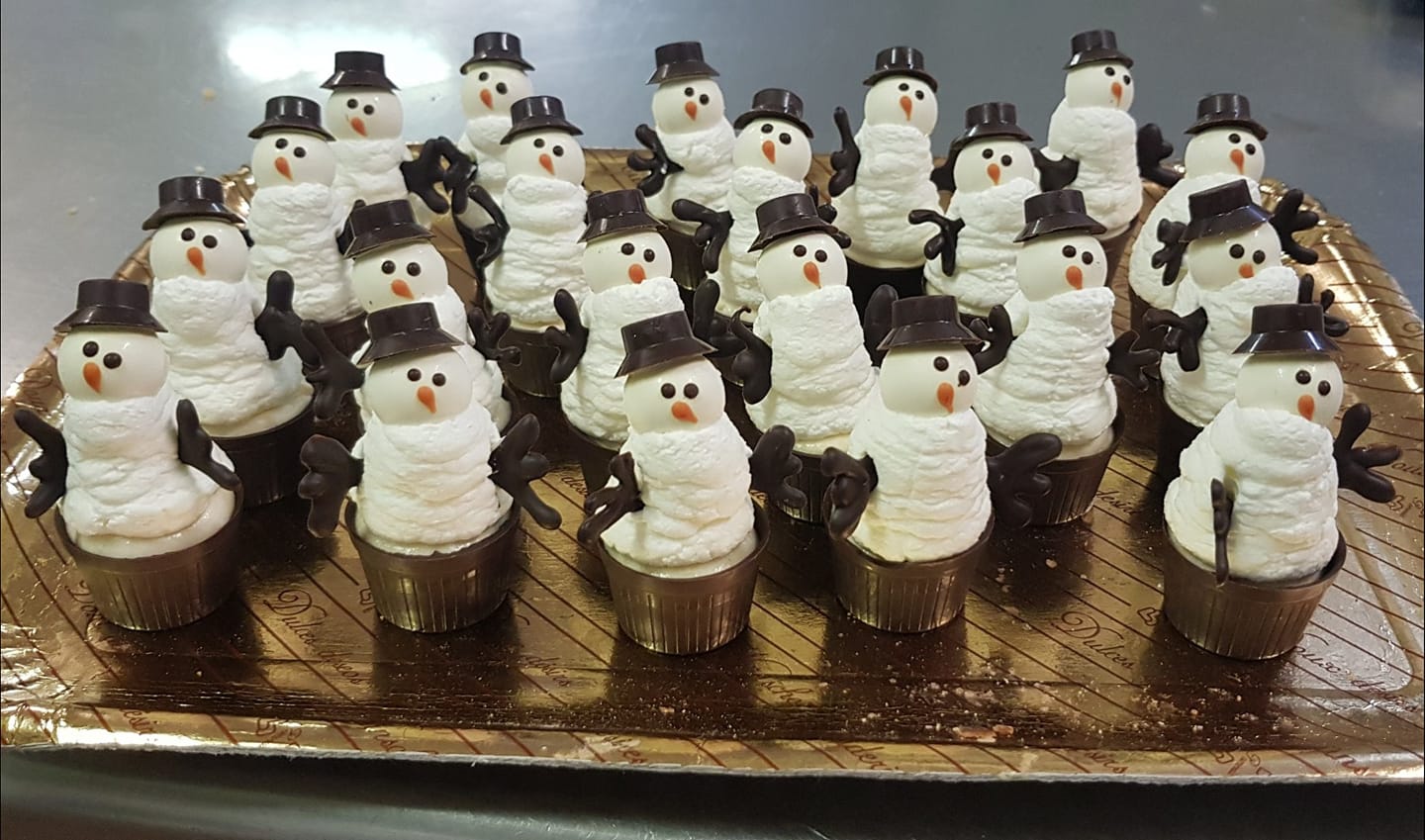 decorazioni di cioccolato per festività