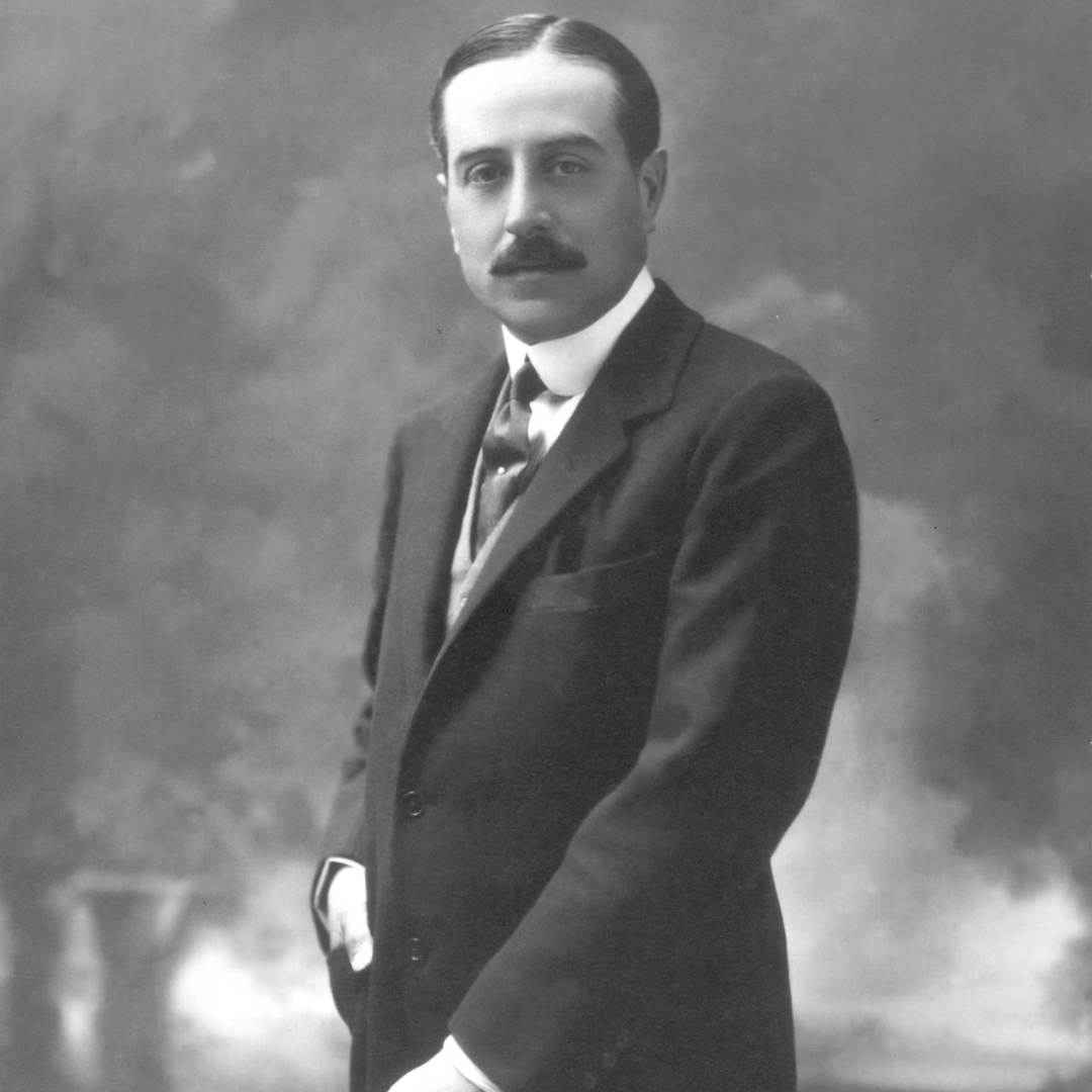 Portrait of Aaron de Anchorena, prominent figure of the Argentine aristocracy in the early 20th century, linked to the legend of Corina Kavanagh.