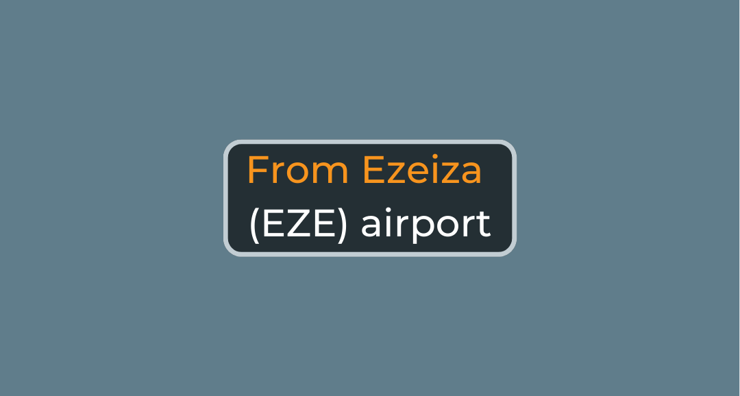 Passenger with luggage at Ezeiza airport terminal