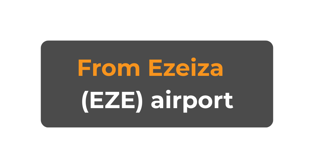 Passenger with luggage at Ezeiza airport terminal