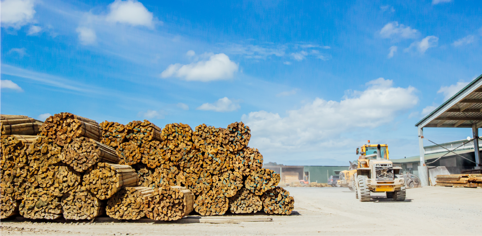 Mitchpine poles and loader 
