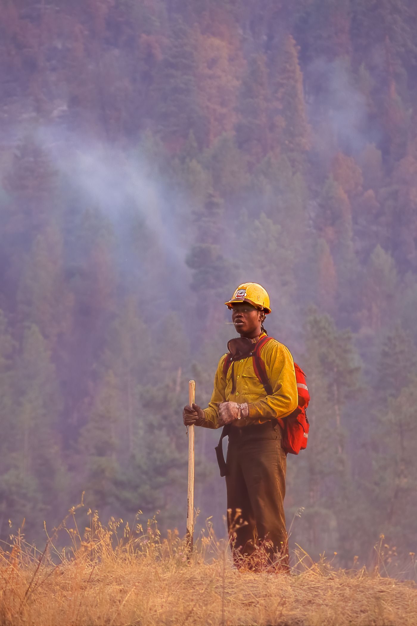  Firefighter, Bear Fire, Montana. 