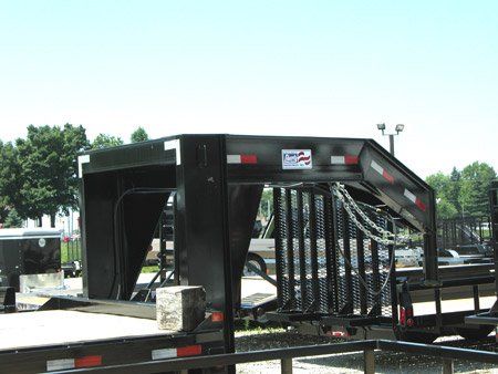 Black Flatbed Truck Trailer — Valparaiso, IN – Valpo Trailer, Inc.