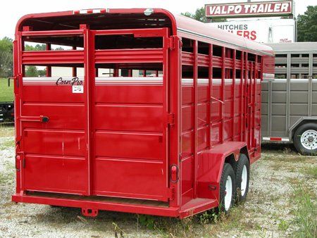 Back View Of A Horse Trailer – Valparaiso, IN – Valpo Trailer, Inc.