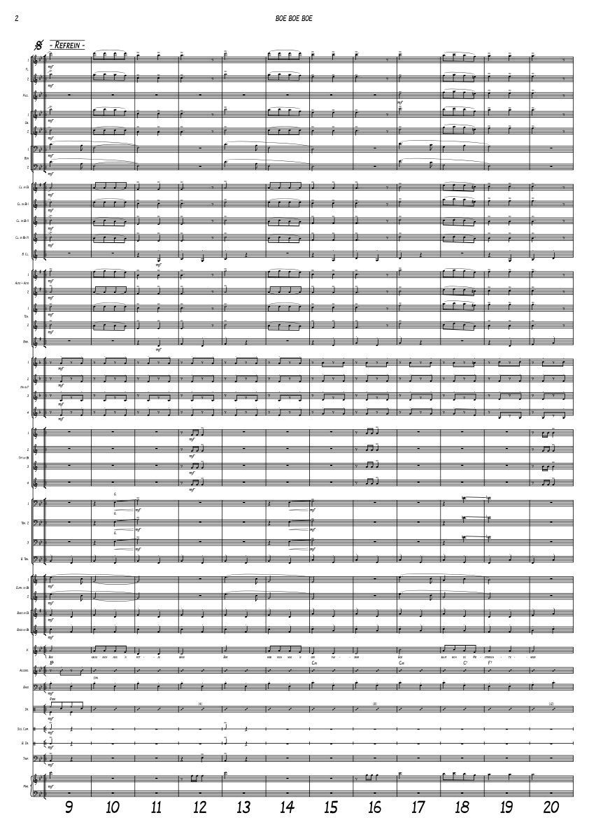 BOE BOE BOE - Windband + Vocal - Dave Vreuls