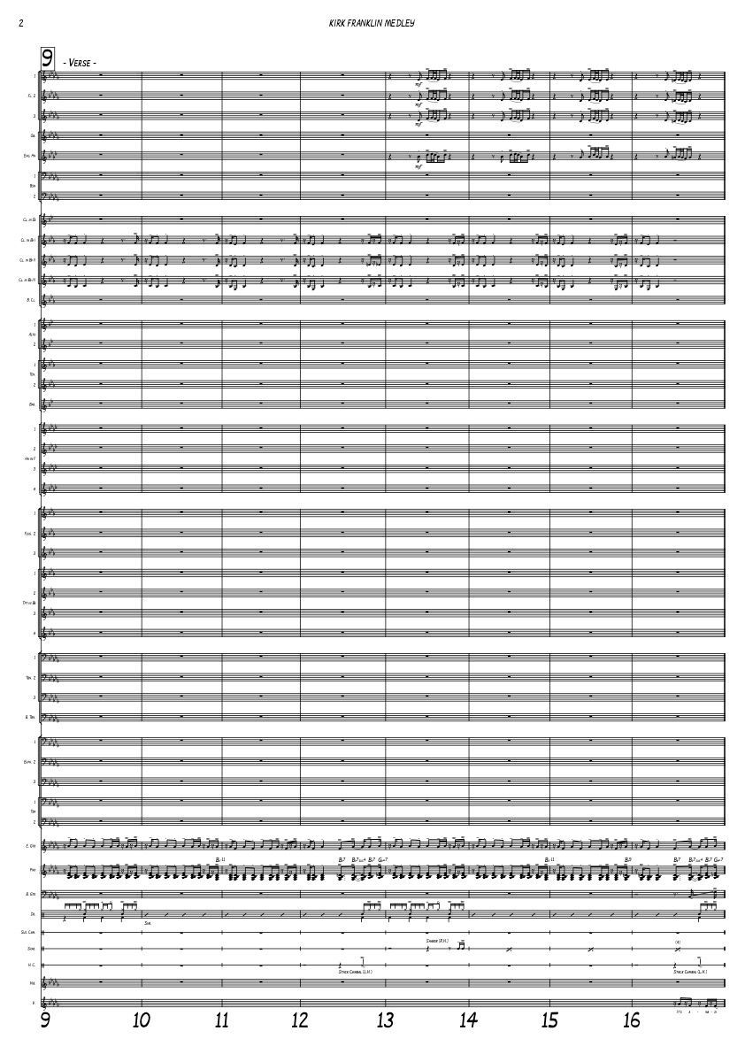 KIRK FRANKLIN MEDLEY - Windband + Gospel Choir