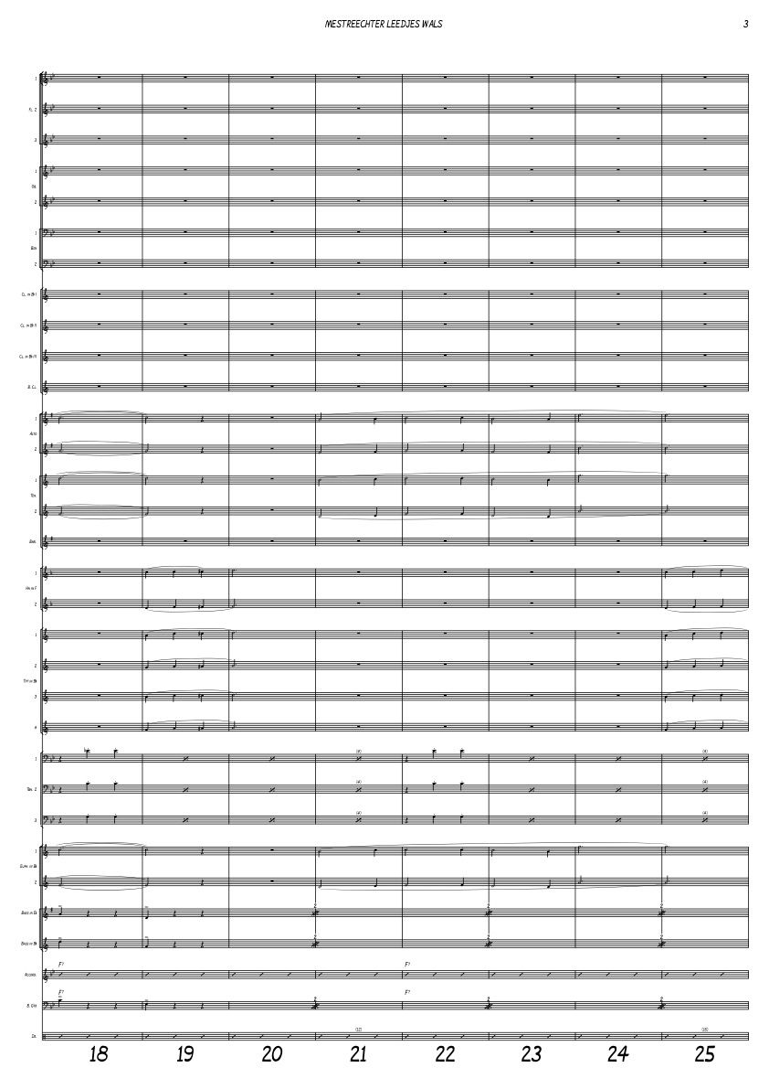 MESTREECHTER LEEDJES WALS - Windband + Vocal - Dave Vreuls