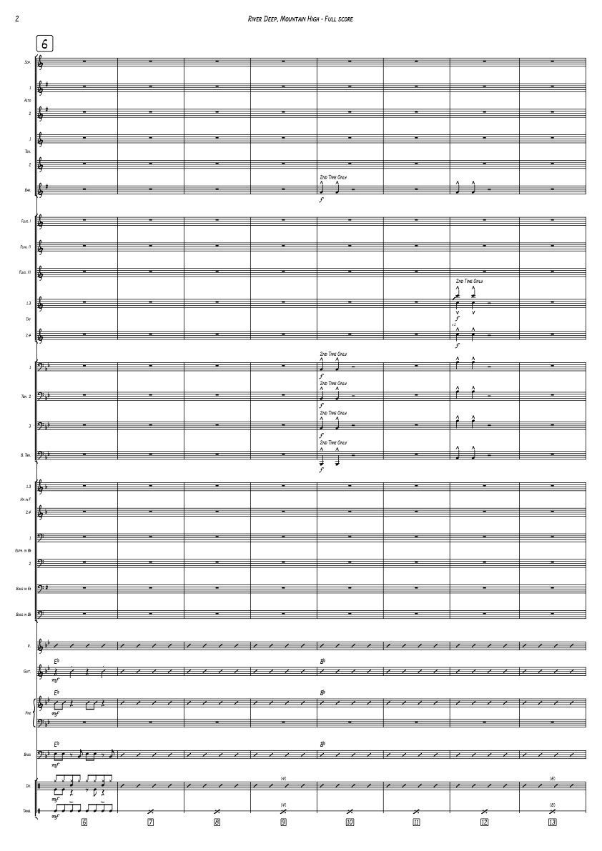 RIVER DEEP, MOUNTAIN HIGH - Fanfare + Vocal