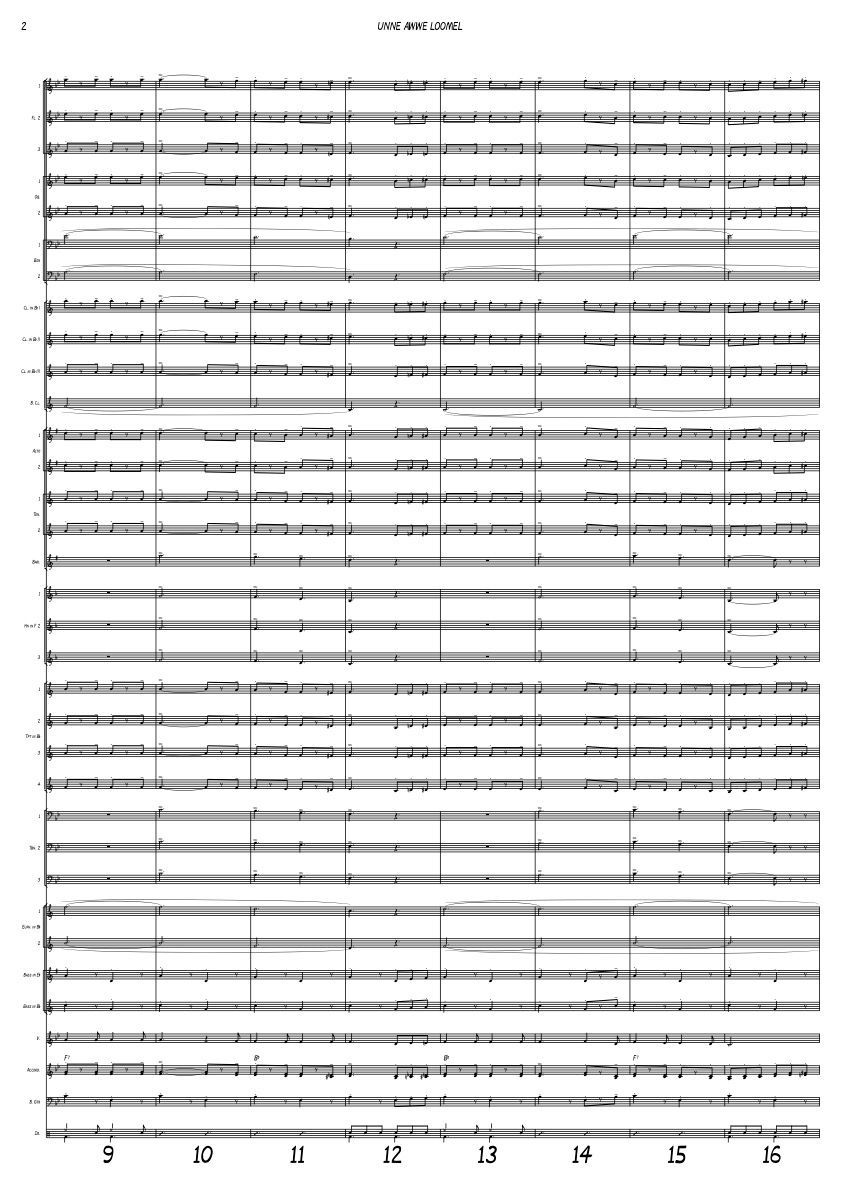 UNNE AWWE LOOMEL - Windband + Vocal - Dave Vreuls