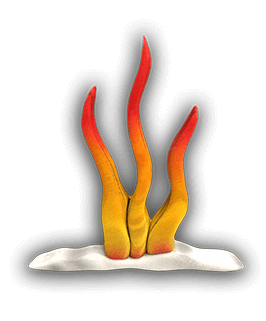 A custom Intarsia Art piece by Nick Vidakovic of coral 