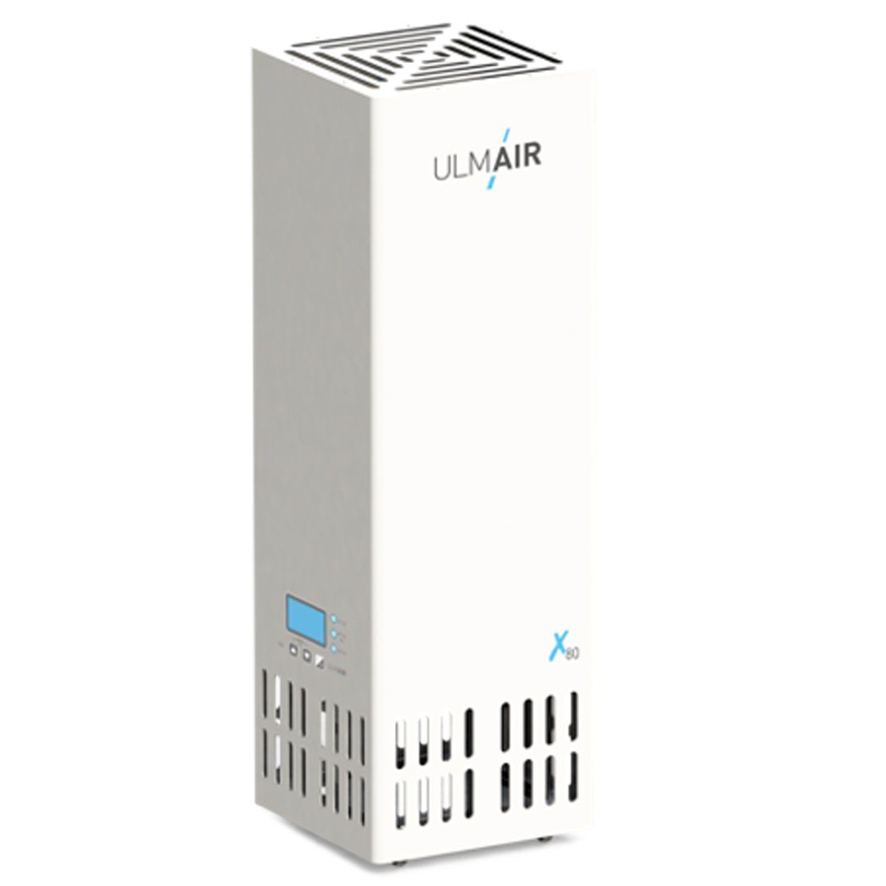 Das kompakte und mobile Luftfiltergerät ULMAIR X80 mit 5-Stufen-Filtration entfernt 99,995% aller Viren, Bakterien, Pollen und Keime.