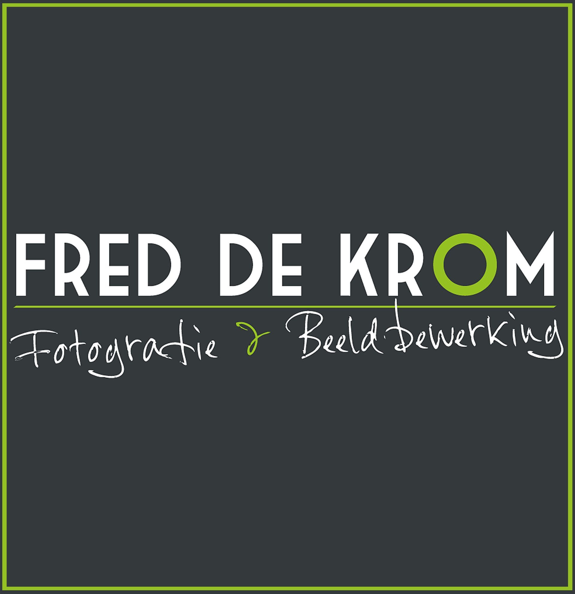 Een logo voor fred de krom's fotostudio