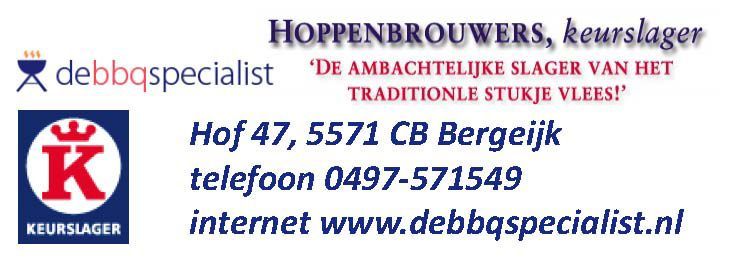 A flyer for hoffenbrouwers keurslager in cb bergeik