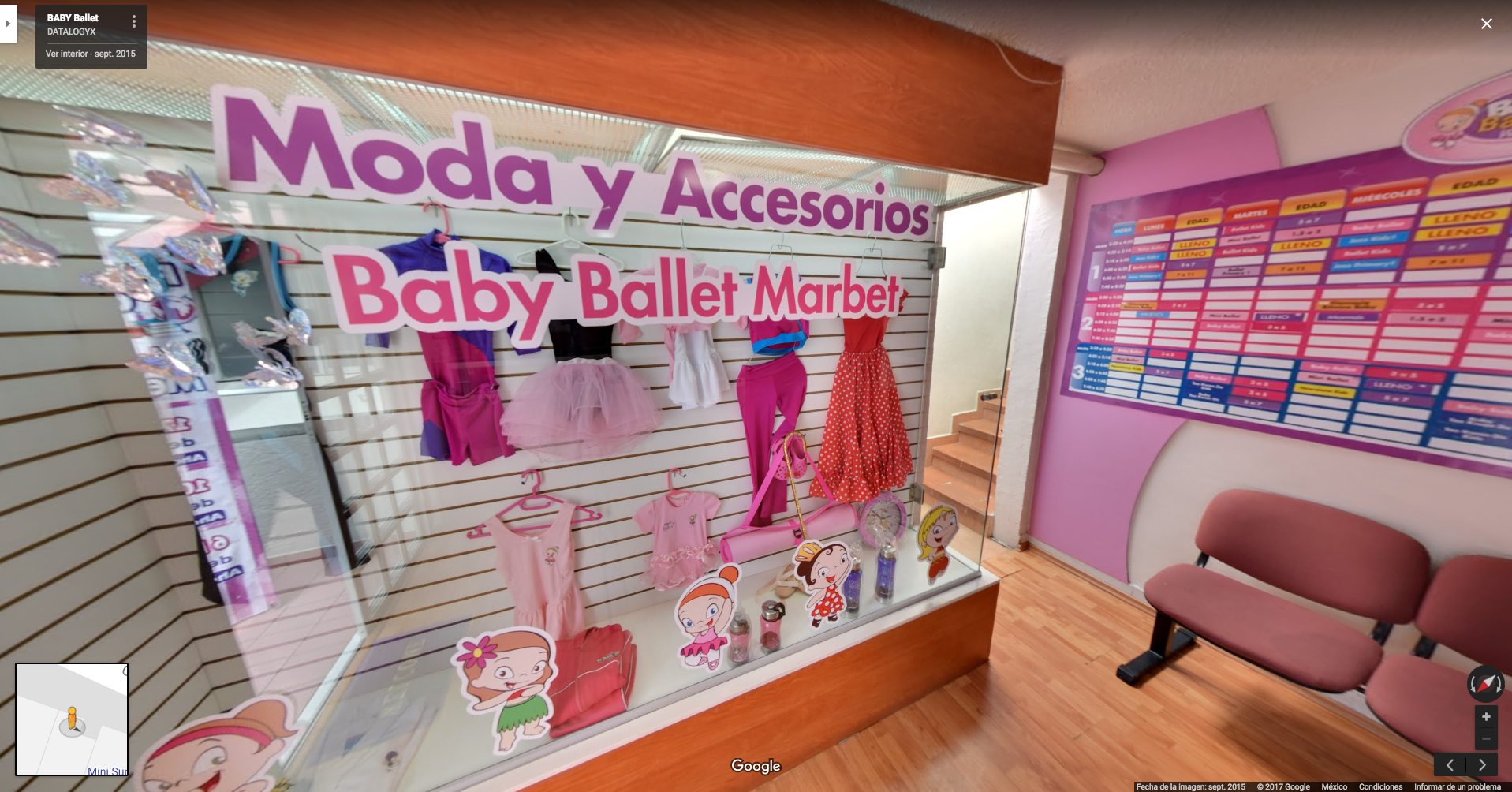 Baby-Ballet-recorrido-virtual-google-street-view-franquicias-datalogyx