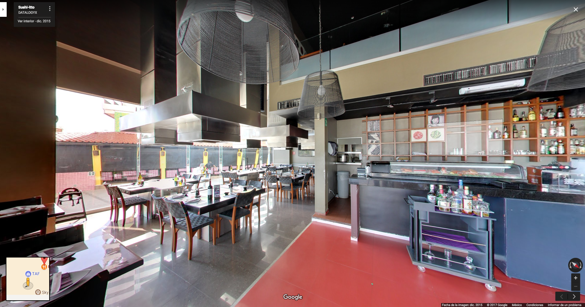Sushi-Itto-americas-CDMX-CENTRO-cancun-plaza-las-americas-rollos-japon-restaurant-recorrido-virtual-google-street-view-franquicia-datalogyx