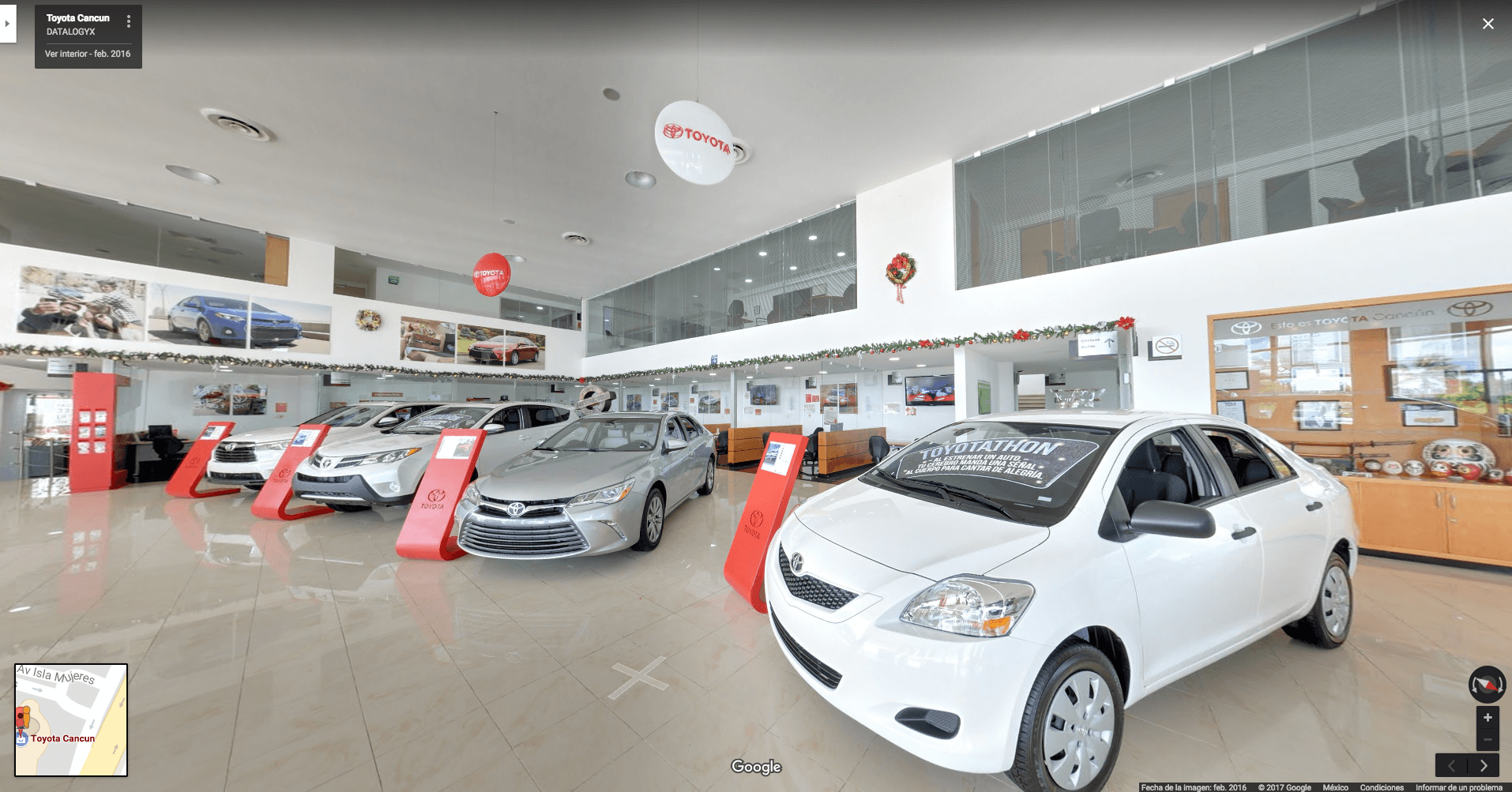 -Toyota-Cancun-recorrido-virtual-google-street-concesionario-view-datalogyx