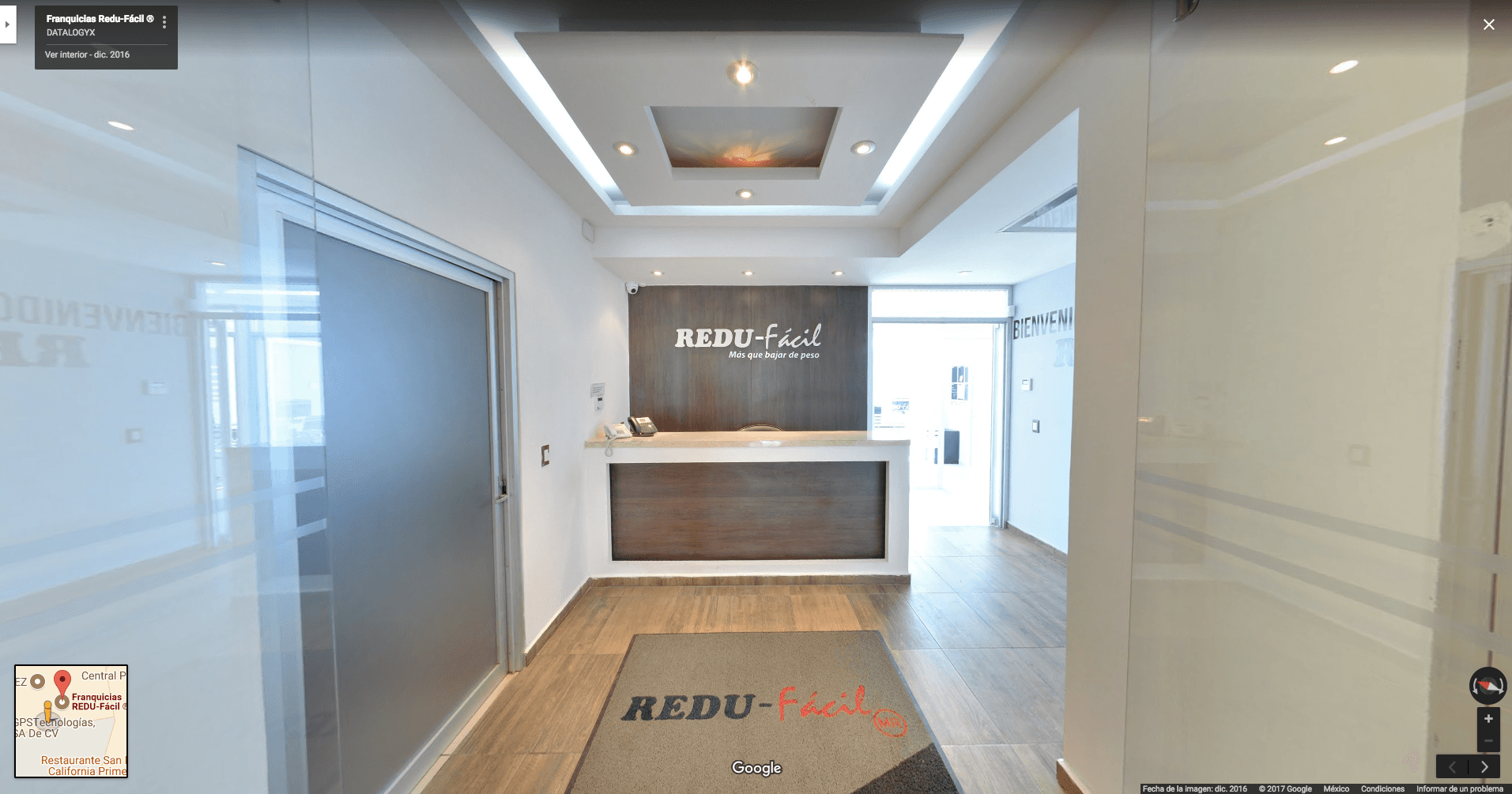 Redu-Fácil-recorrido-virtual-google-franquicia-street-view-datalogyx