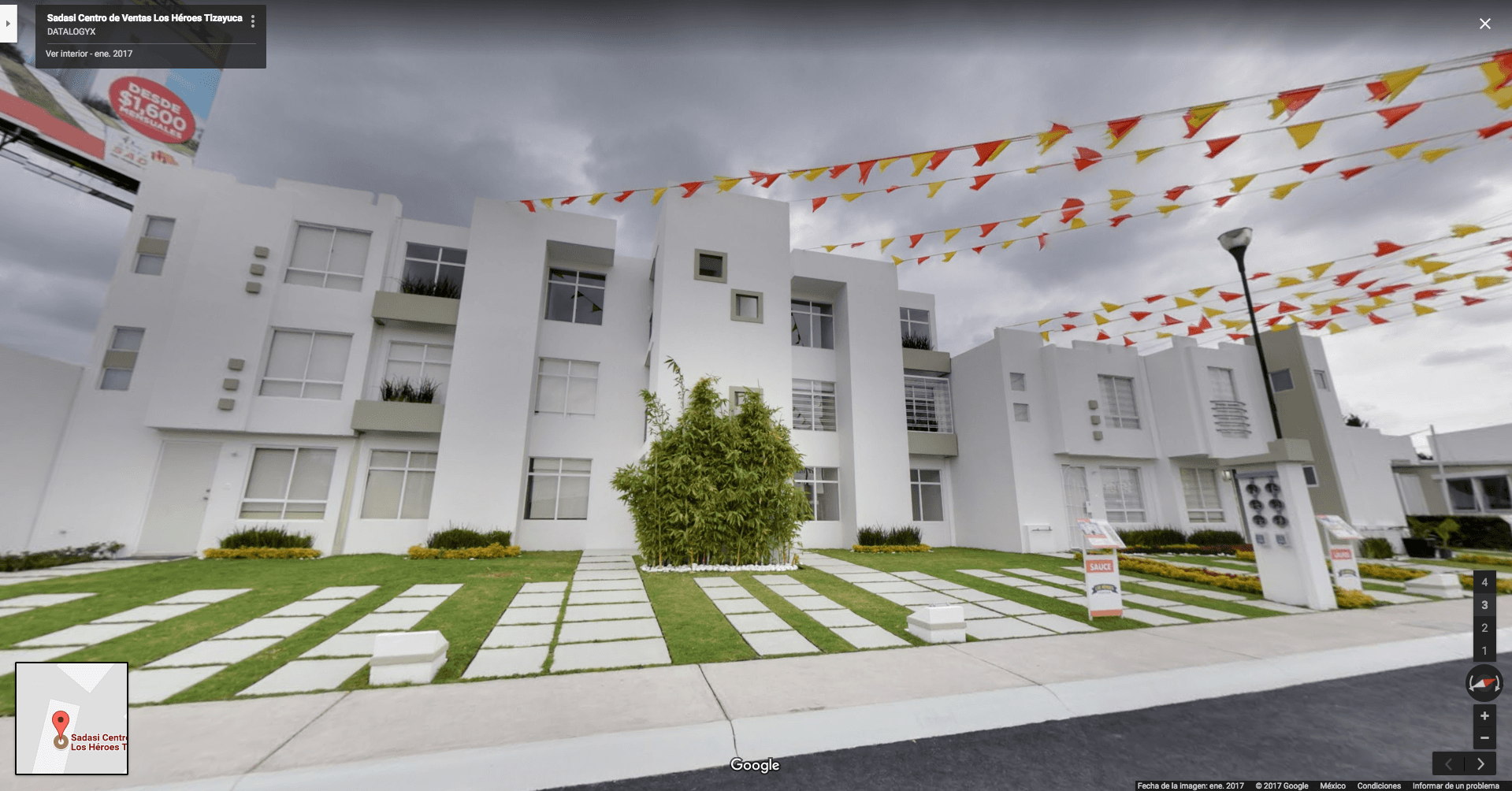 Sadasi-Centro-de-Ventas-Los-Héroes-Tizayuca-recorrido-virtual-google-street-view-colegios-datalogyx