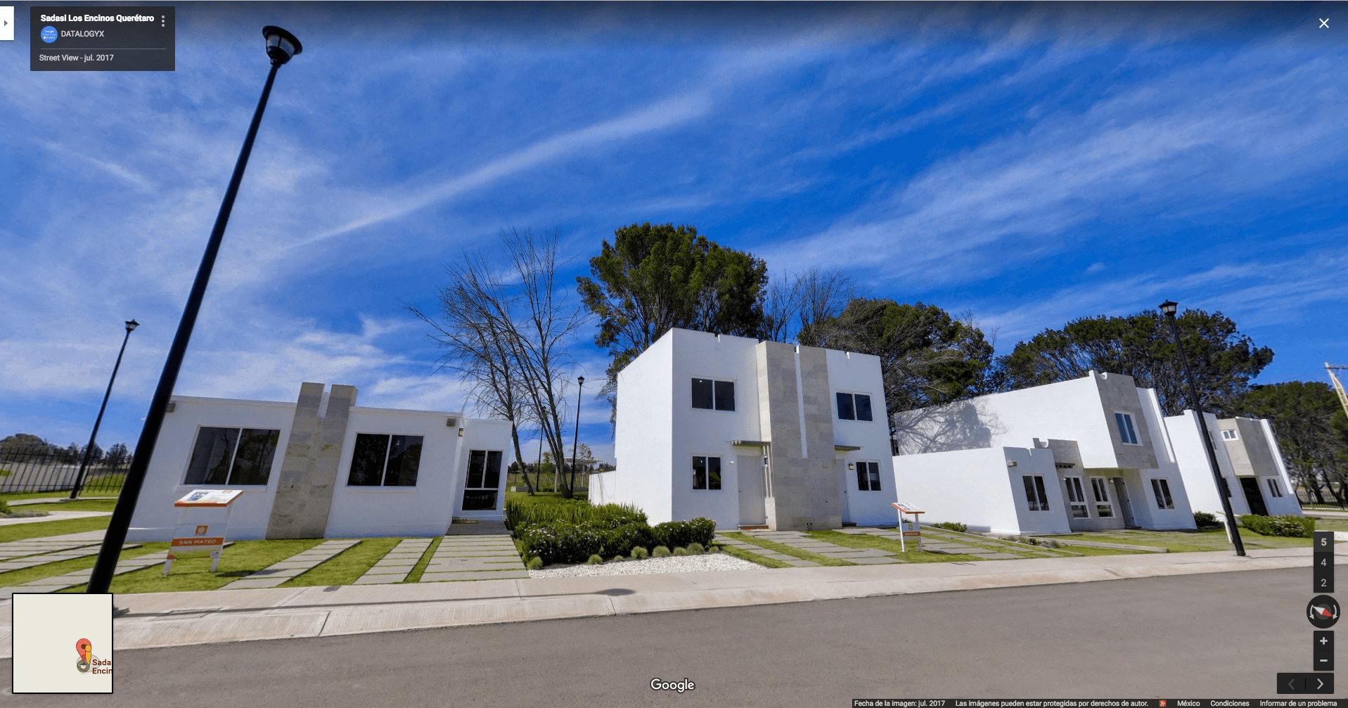 Sadasi-Los-Encinos-Querétaro-recorrido-virtual-google-street-view-colegios-datalogyx