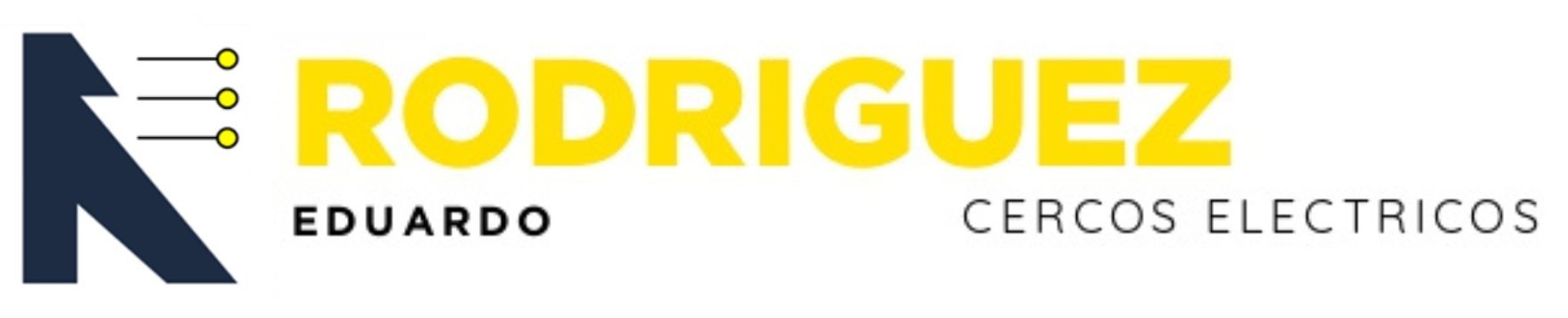 A logo for rodriguez eduardo cercos electricos