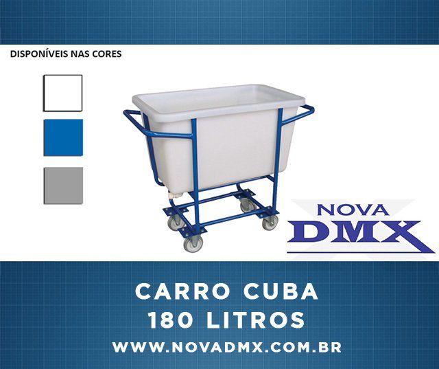 carro cuba 180 litros