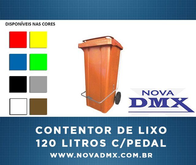 Contentor de lixo 120 litros